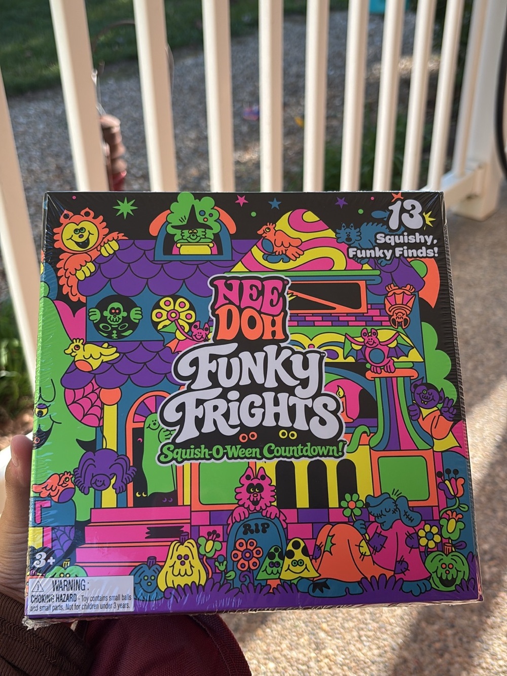 Funky Frights Squish-O-Ween Countdown - Neon Multi-Color